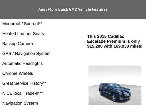 2015 Cadillac Escalade Premium