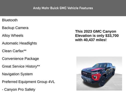 2023 GMC Canyon Elevation