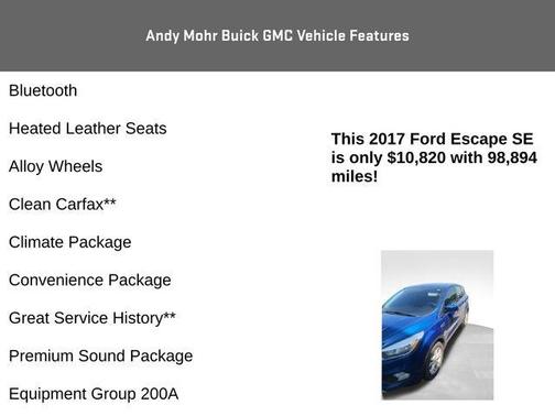 2017 Ford Escape SE