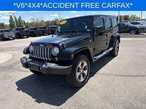 Black Clearcoat 2017 Jeep Wrangler Unlimited Sahara