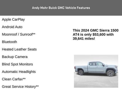THUNDERSTORM GR 2024 GMC Sierra 1500 AT4