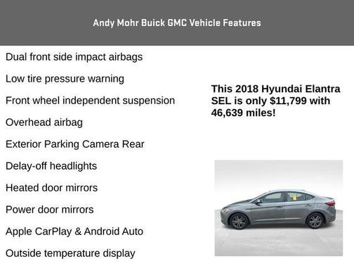 Machine Gray 2018 Hyundai ELANTRA SEL