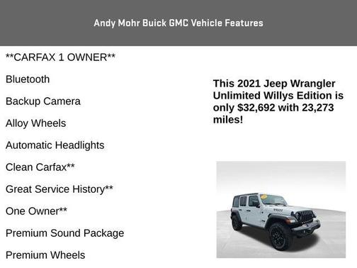 2021 Jeep Wrangler Unlimited Sport
