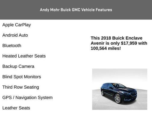 2018 Buick Enclave Avenir