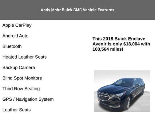 2018 Buick Enclave Avenir