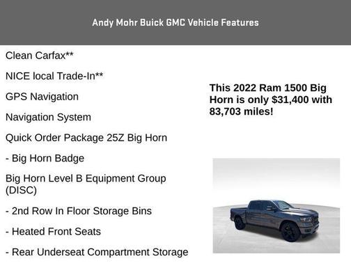 Crystal Metallic 2022 RAM 1500 Big Horn