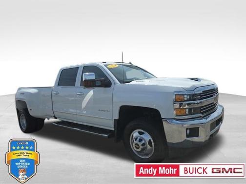 Summit White 2018 Chevrolet Silverado 3500 LTZ