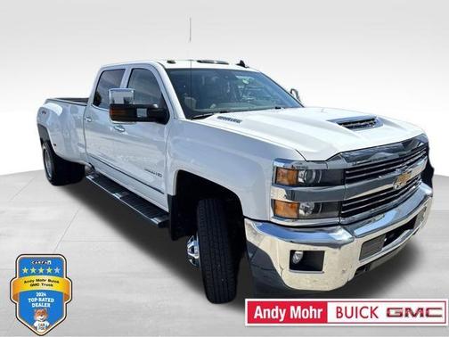 Summit White 2018 Chevrolet Silverado 3500 LTZ