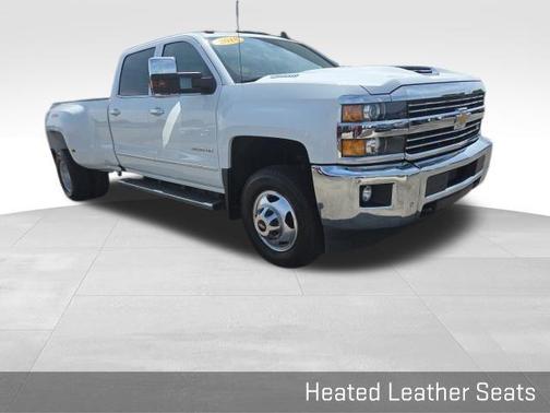Summit White 2018 Chevrolet Silverado 3500 LTZ