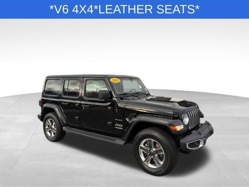 Black 2021 Jeep Wrangler Unlimited Sahara