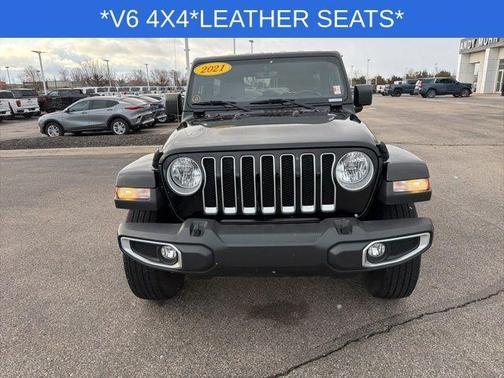 Black 2021 Jeep Wrangler Unlimited Sahara