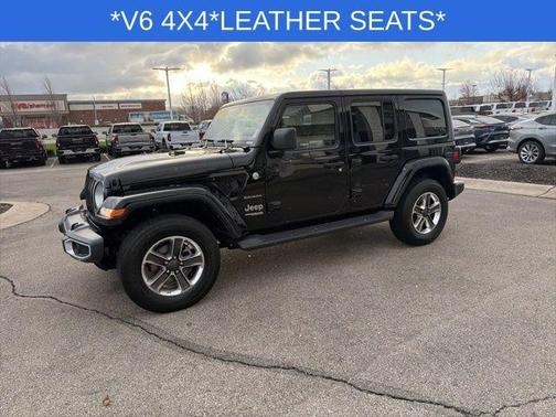Black 2021 Jeep Wrangler Unlimited Sahara
