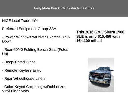 2016 GMC Sierra 1500 SLE