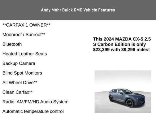 2024 Mazda CX-5 2.5 S Carbon Edition