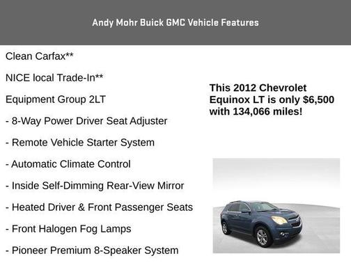 2012 Chevrolet Equinox 2LT