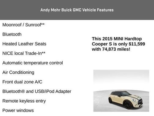 2015 MINI Hardtop Cooper S