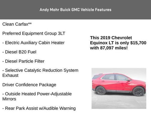 Red Tinted Clearcoat 2019 Chevrolet Equinox 3LT