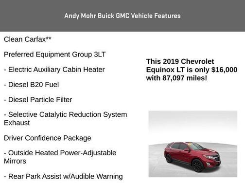 Red Tinted Clearcoat 2019 Chevrolet Equinox 3LT