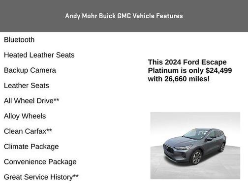 2024 Ford Escape Platinum