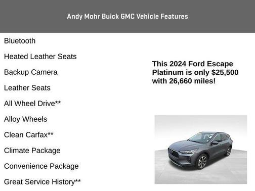 2024 Ford Escape Platinum