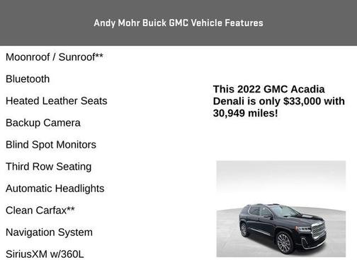 2022 GMC Acadia Denali