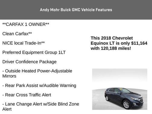 Storm Blue Metallic 2018 Chevrolet Equinox 1LT