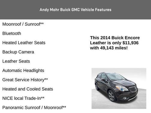Deep Espresso Brown Metallic 2014 Buick Encore Leather