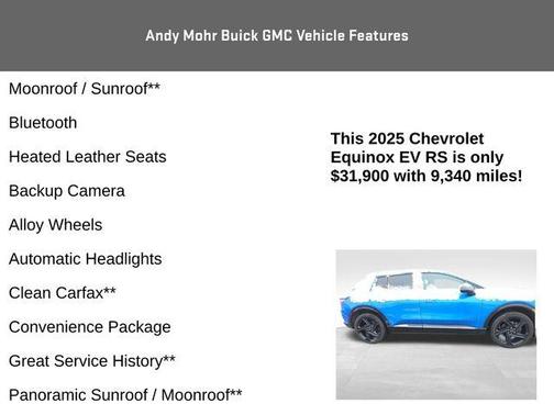 2025 Chevrolet Equinox EV RS