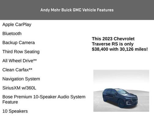 2023 Chevrolet Traverse RS