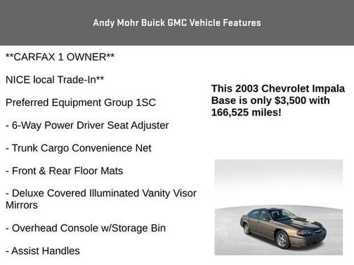 2003 Chevrolet Impala Base
