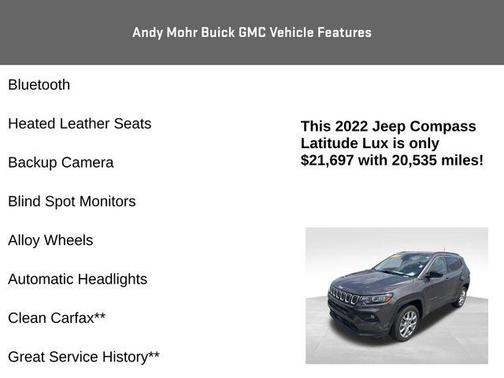 2022 Jeep Compass Latitude Lux