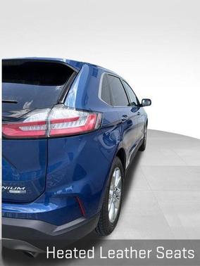 Blue Metallic 2020 Ford Edge Titanium