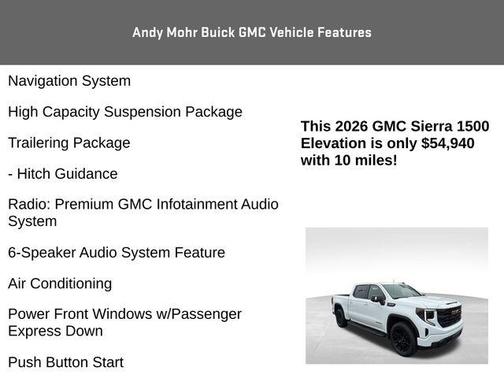 2026 GMC Sierra 1500 Elevation