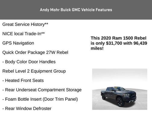 2020 RAM 1500 Rebel