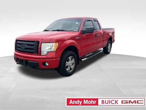 Vermillion Red 2010 Ford F-150 STX SuperCab
