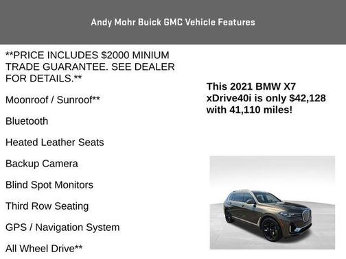 2021 BMW X7 xDrive40i