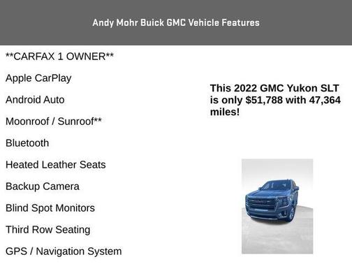 2022 GMC Yukon SLT