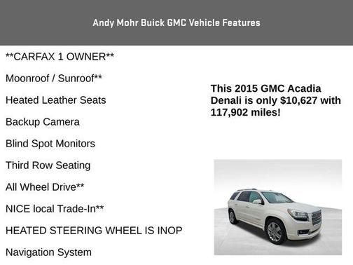 2015 GMC Acadia Denali