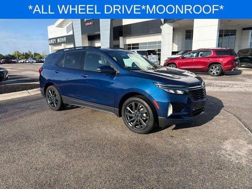 Blue 2023 Chevrolet Equinox RS