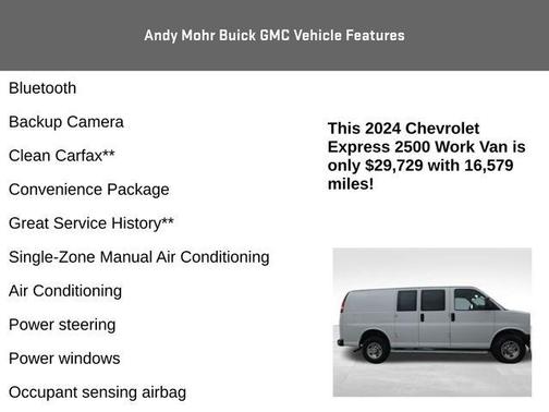 2024 Chevrolet Express 2500 Work Van