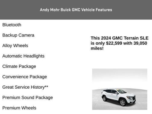 Summit White 2024 GMC Terrain SLE