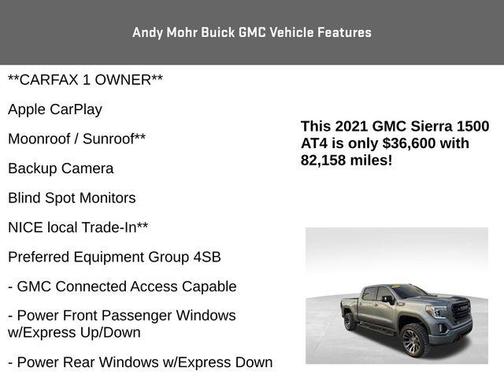 2021 GMC Sierra 1500 AT4