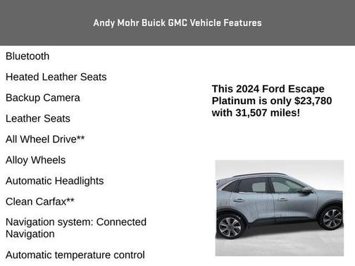 2024 Ford Escape Platinum
