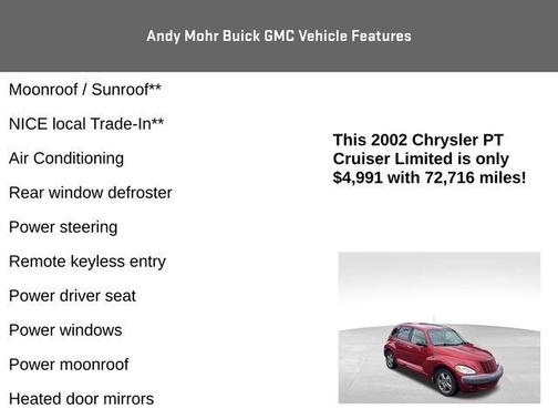 2002 Chrysler PT Cruiser Limited