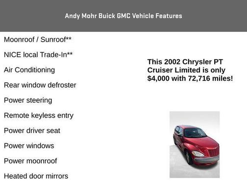2002 Chrysler PT Cruiser Limited