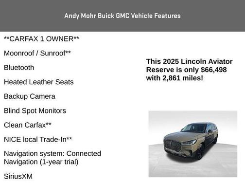2025 Lincoln Aviator Reserve AWD