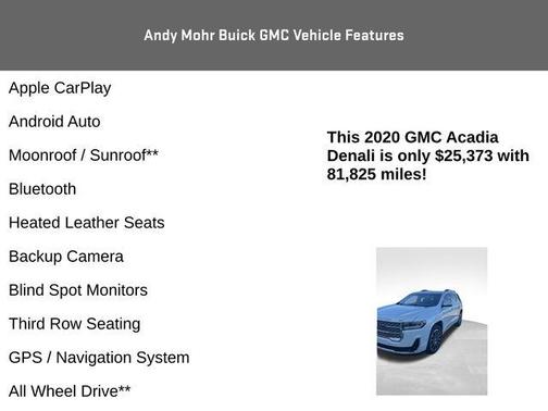 2020 GMC Acadia Denali