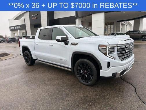Glacier White 2026 GMC Sierra 1500 Denali