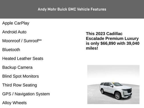2023 Cadillac Escalade Premium Luxury