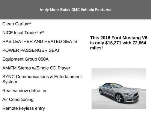 2016 Ford Mustang V6